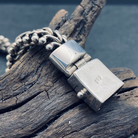 Sterling Silver Woven Statement Bracelet