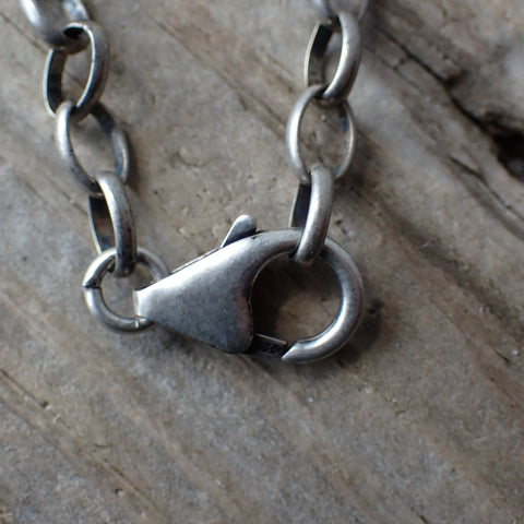 Sterling Silver Kingman Turquoise Naja Pendant By Augustine Largo "AL"