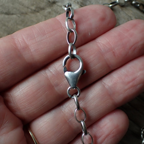 Sterling Silver Kingman Turquoise Naja Pendant By Augustine Largo "AL"