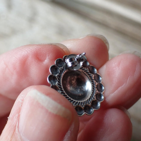 Sterling Silver Dome Studs