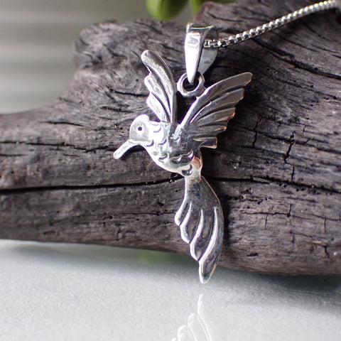 Sterling Silver Hummingbird Charm