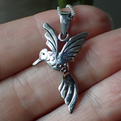 Sterling Silver Hummingbird Charm