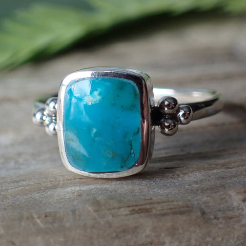 Turquoise Sterling Silver Stone Ring