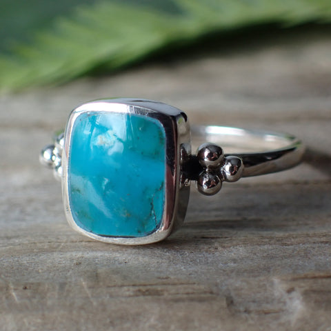 Turquoise Sterling Silver Stone Ring