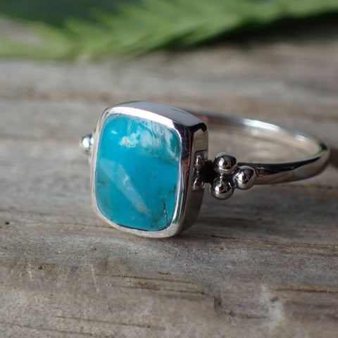 Turquoise Sterling Silver Stone Ring