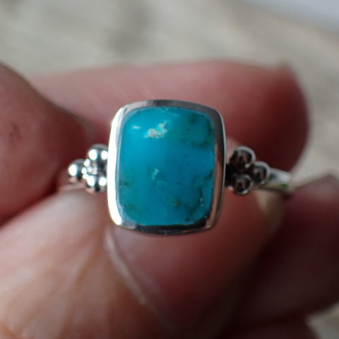 Turquoise Sterling Silver Stone Ring