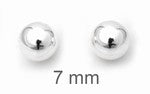 Sterling Silver Ball Stud Post Earrings