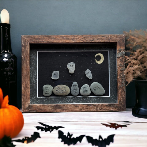 Sea Glass Ghosts in a Graveyard Picture