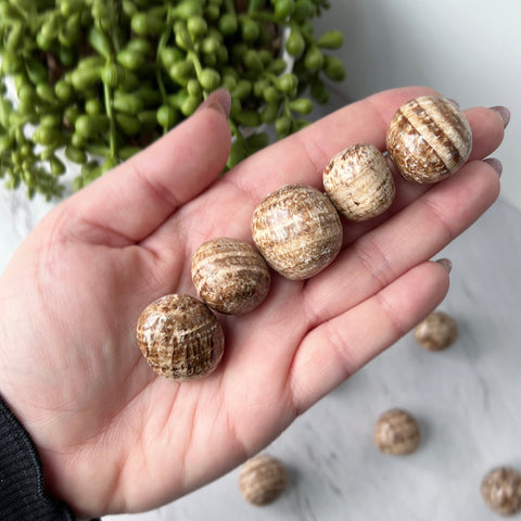 aragonite tumbled stone