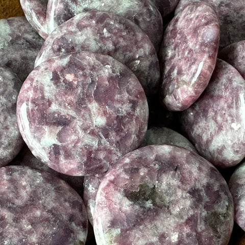 Lepidolite Worry Stone