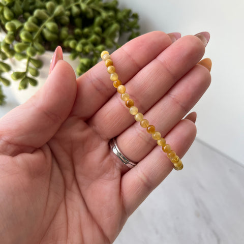 Golden Tigers Eye Gemstone Energy Bracelet