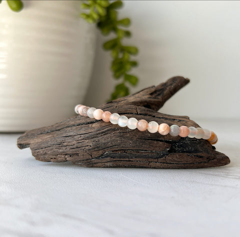 feldspar gemstone bracelet