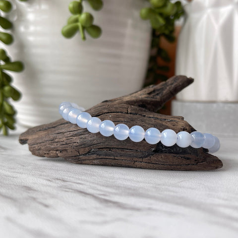 chalcedony gemstone bracelet