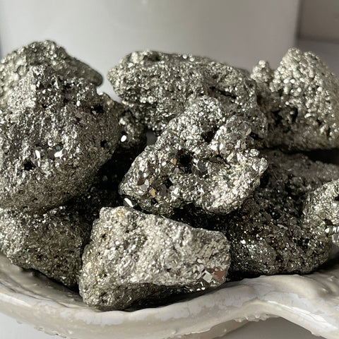 Pyrite Tumbled Stone