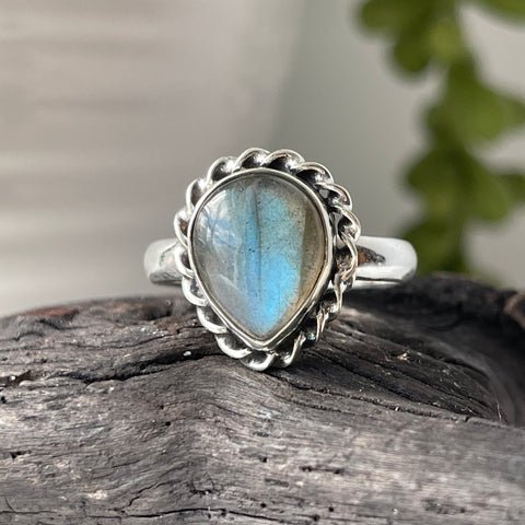 Labradorite Sterling Silver Ring