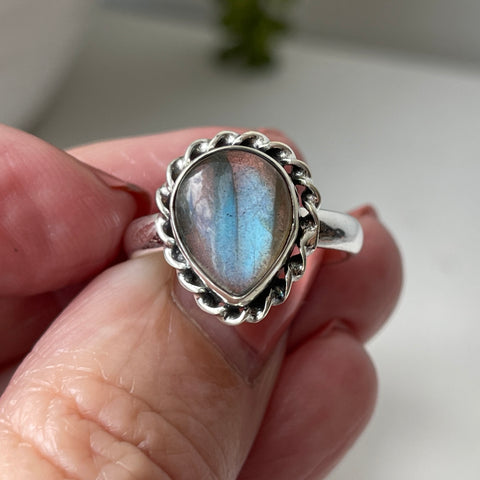 Labradorite Sterling Silver Ring