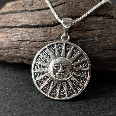 Sterling Silver Sun Charm