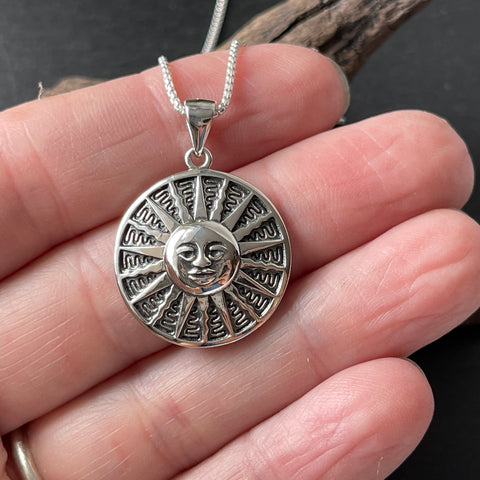 Sterling Silver Sun Charm