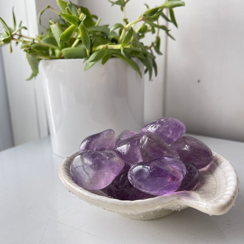 Amethyst Tumbled Stone - Large