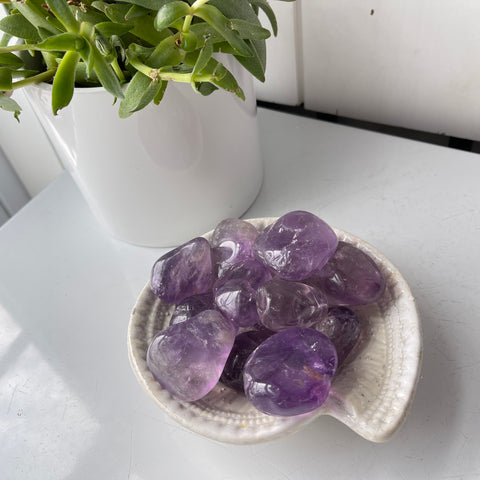 Amethyst Tumbled Stone - Large