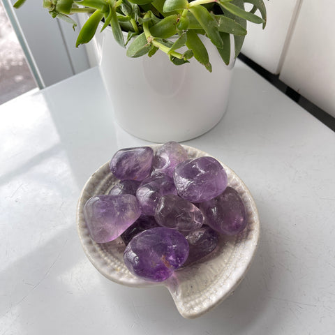 Amethyst Tumbled Stone - Large