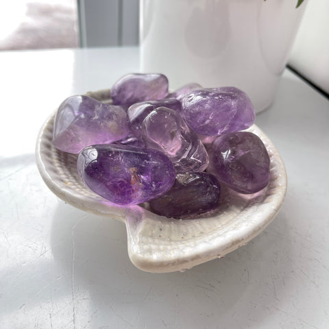 Amethyst Tumbled Stone - Large