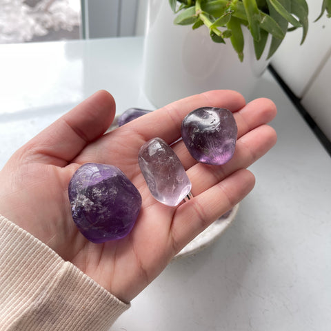 Amethyst Tumbled Stone - Large