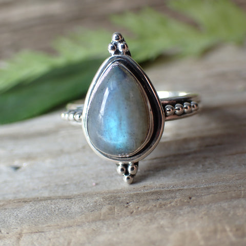 Labradorite Sterling Silver Ring