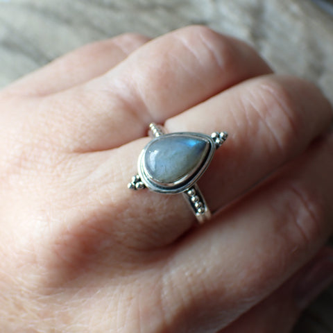 Labradorite Sterling Silver Ring