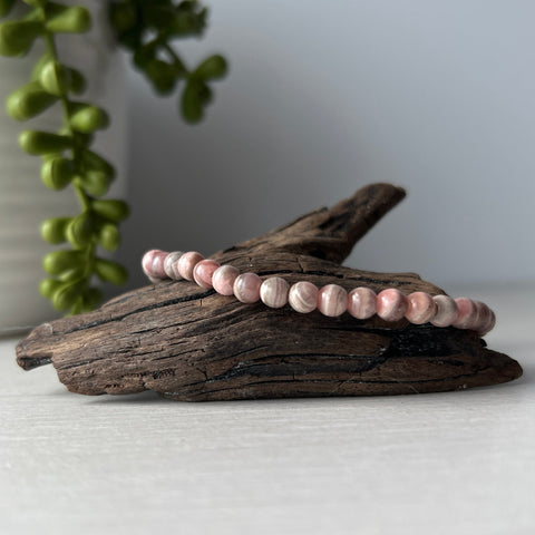 rhodochrosite bracelet