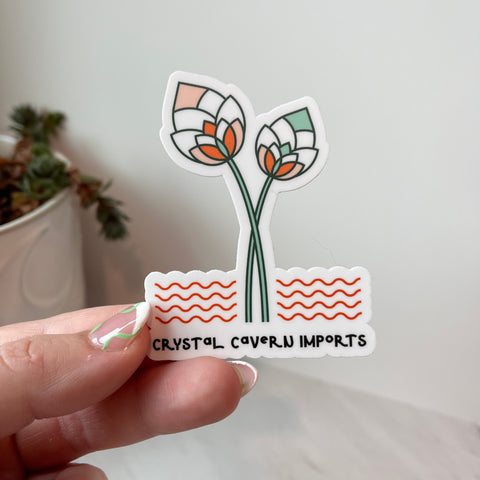 Lotus Waterproof Vinyl Sticker