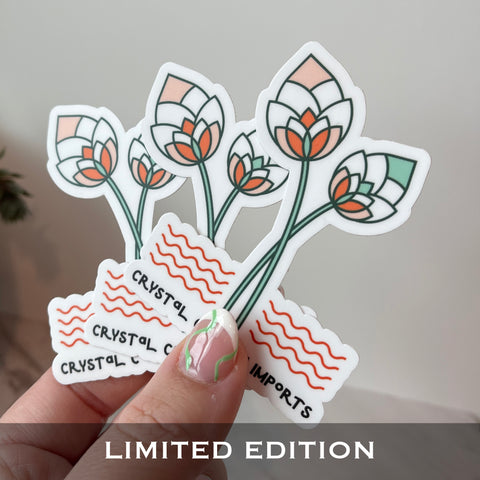 Lotus Waterproof Vinyl Sticker