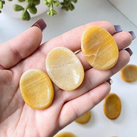 yellow aventurine worry stone