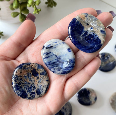 Sodalite Worry Stone