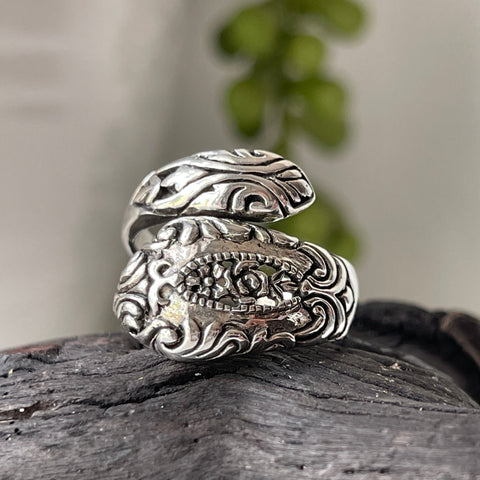 STERLING SILVER ADJUSTABLE RING