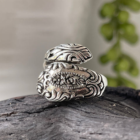 STERLING SILVER ADJUSTABLE RING