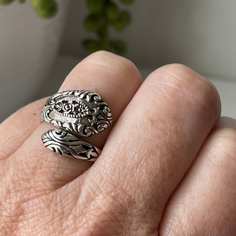 STERLING SILVER ADJUSTABLE RING