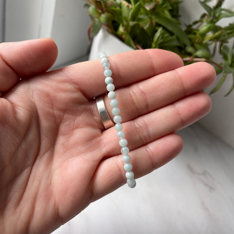 Bracelet énergétique en pierre précieuse amazonite