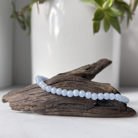 angelite gemstone bracelet