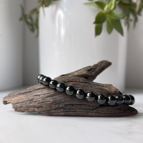 black tourmaline gemstone bracelet