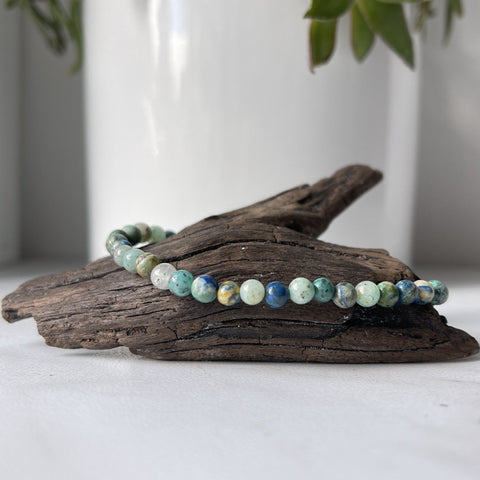 chrysocolla gemstone bracelet