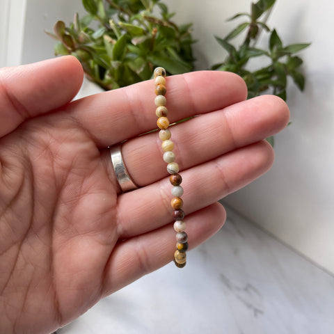 Crazy Lace Agate Gemstone Energy Bracelet
