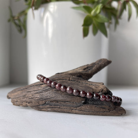 garnet gemstone bracelet