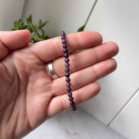 Lepidolite Gemstone Energy Bracelet