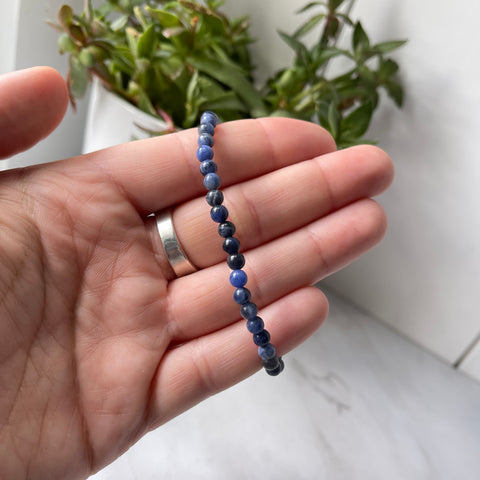 Sodalite Gemstone Energy Bracelet