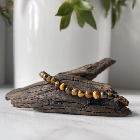 tiger eye gemstone bracelet