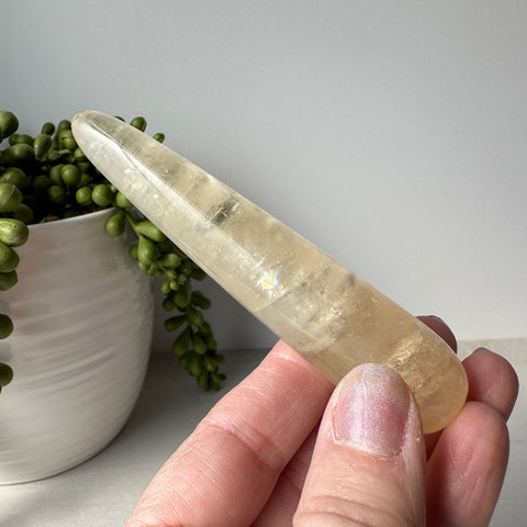 Honey Calcite Wand