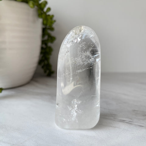 clear quartz crystal free form