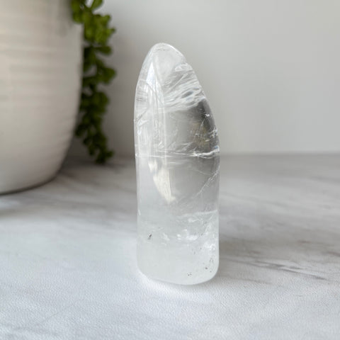 clear quartz crystal free form