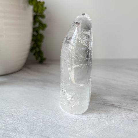 clear quartz crystal free form